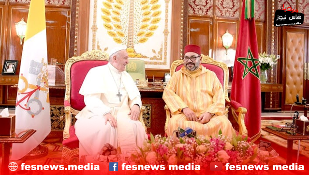 الملك محمد السادس يُهنّئ قداسة البابا فرانسيس بمناسبة ذكرى اعتلائه الكرسي البابوي لحاضرة الفاتيكان
