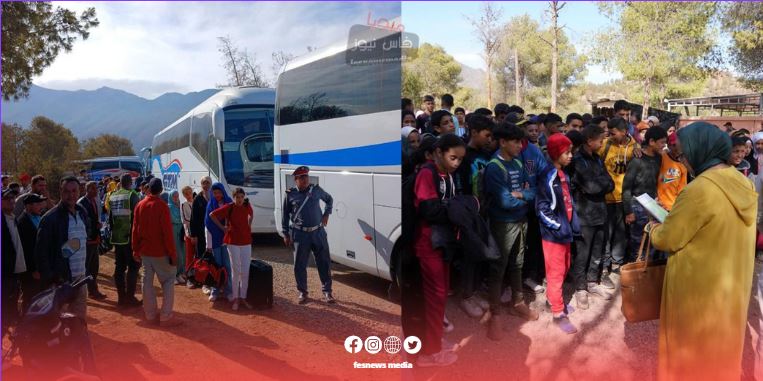 إنهم نساء ورجال الغد/ السلطات تشرع في نقل التلامذة المتضررين من زلزال الحوز إلى مناطق أخرى لتأمين رعايتهم واستكمال تعليمهم استجابةً لتوجيهات جلالة الملك محمد السادس