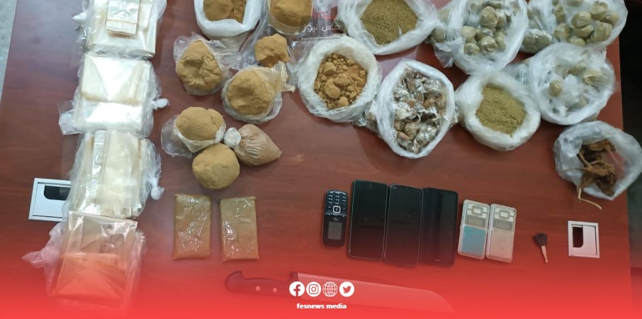 محاربة العصابات بولاية أمن فاس والديستي تطيحان بعصابة الشقيقين تاجري المخدرات بترا أصبع أحد الضحايا