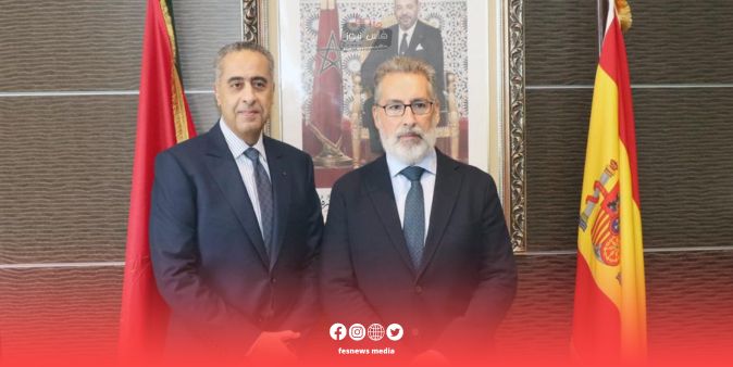 رفقة وفد أمني رفيع المستوى.. الحموشي يُجري مُباحثات مع المفوض العام للإستعلامات بإسبانيا محورها التعاون الإستخباراتي بين البلدين