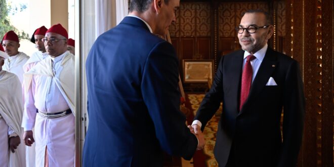 الملك محمد السادس يستقبل بيدرو سانشيز بالقصر الملكي بالرباط .. ومدريد تجدد الدعم لمبادرة الحكم الذاتي