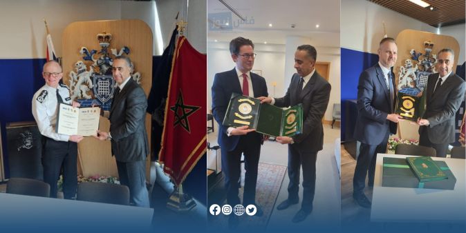 في زيارة عمل ببريطانيا / الحموشي يُجري مباحثاث مع مسؤوليين أمنيين رفيعين المستوى بشأن تعزيز التعاون ومكافحة الجريمة المنظمة والإرهاب