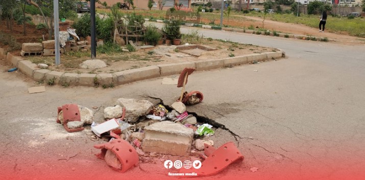 The Riad Al-Yasmine neighborhood lives on the impact of rubbish, potholes, and a lack of public facilities