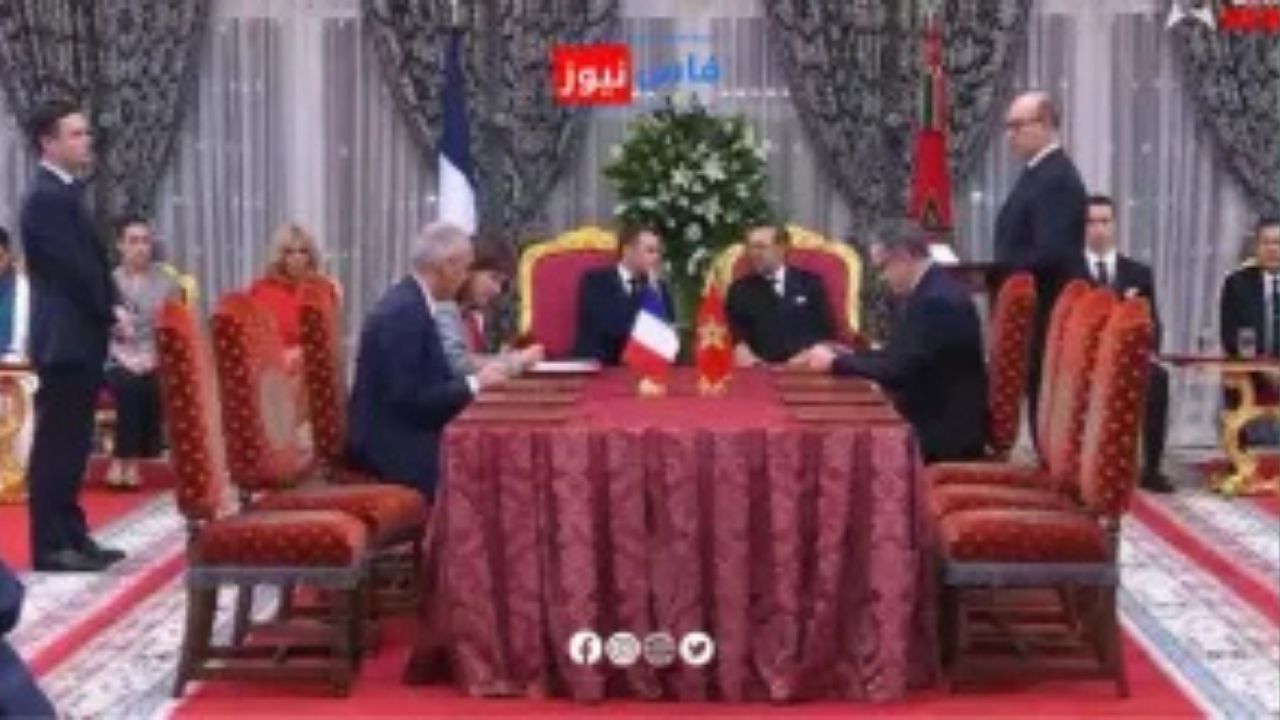 French President Emmanuel Macron Holds Bilateral Meetings with Moroccan Officials in Rabat