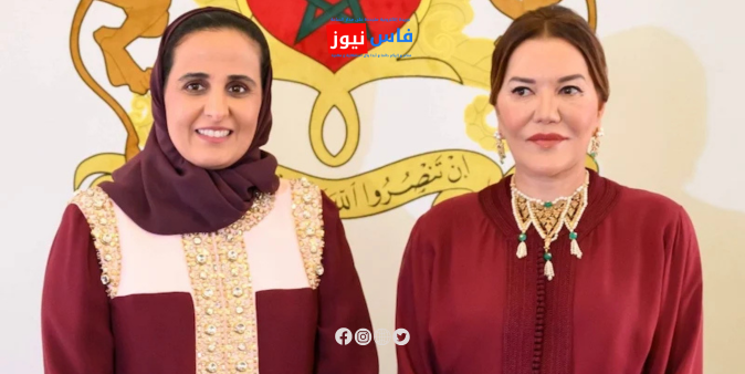 Princess Lalla Hasnaa and Sheikha Al Mayassa bint Hamad Al Thani Preside Over Moroccan Caftan Fashion Show in Doha