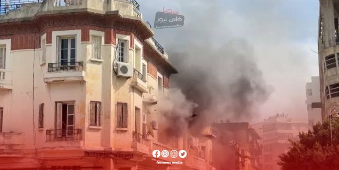 Fez: Security alert and urgent intervention of the Civil Protection after a huge fire broke out in Florence Square + (video)