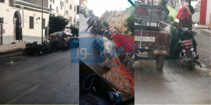 The chaos of street vendors near the Dakhleh Mosque angers the residents of Ain Haroun in Fez. The competent authorities are called upon to intervene urgently +(Photos)