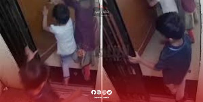 Two Children Trapped in an Elevator in Fez Due to Sudden Power Outage Without Prior Notice from RADEEF
