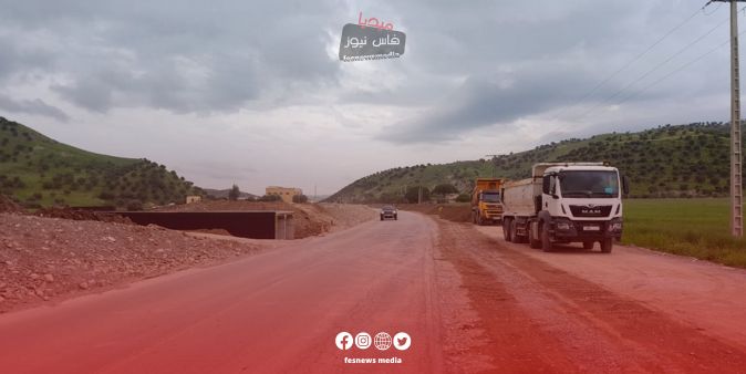 Good News for the People of Fes and Tazaounat: National Road No. 8 Construction Reaches Advanced Stages