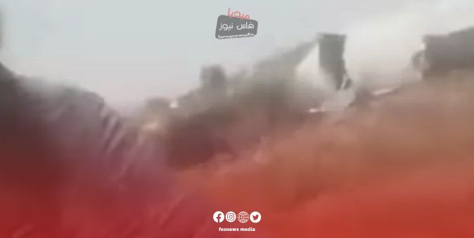 From the Heart of the Incident: Shepherd Captures Moment of Private Jet Crash Near Fes-Saïs Airport (Video)