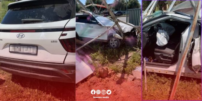 Serious Traffic Accident Between Sefrou and Fez: Multiple Youth Injuries, Bladed Weapons and Alcohol Found in Vehicle
