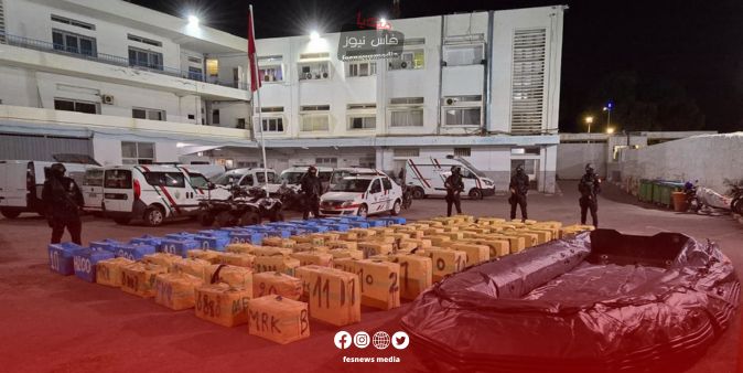 In Coordination with the DGST: Over Four Tons of Hashish Seized and a 66-Year-Old Suspect Arrested in Connection with International Drug Trafficking Network