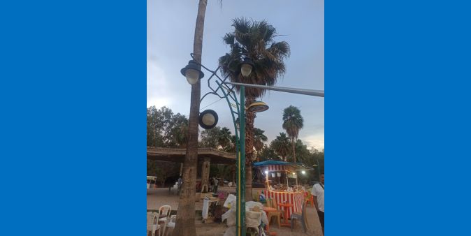 Sidi Harazem: Fallen Electrical Pole Causes Panic and Traffic Disruption Near Water Fountains