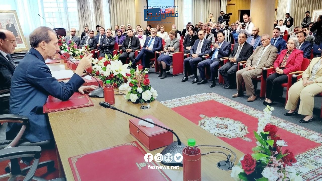Handing Over Ceremony Between Hicham Blawi and Moulay Hassan Daki at the Headquarters of the Public Prosecution in Rabat