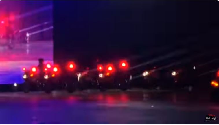 Motorcycle Squad Display: A Distinguished Performance Showcasing Coordination and Professionalism in National Police Duties (Video)