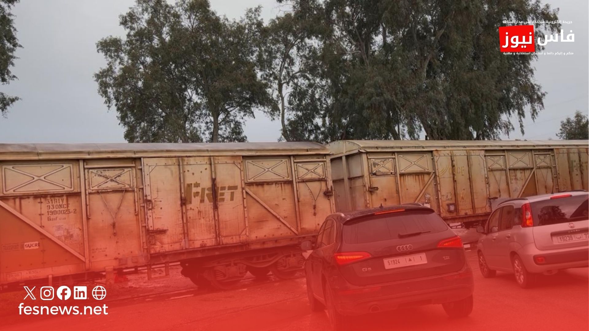 “A risk in the city center”: eyewitness warns of a train passing through residential neighborhoods in Fès with no visible barriers (Video)
