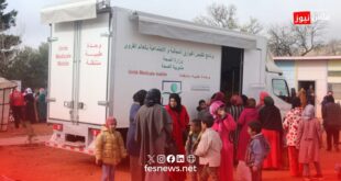 611 Beneficiaries in Aghbal Oumlil: “Riaya” Caravan in El Hajeb Strengthens Healthcare During Cold Wave