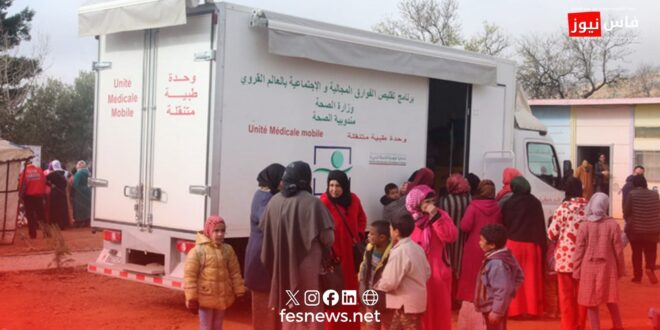 611 Beneficiaries in Aghbal Oumlil: “Riaya” Caravan in El Hajeb Strengthens Healthcare During Cold Wave