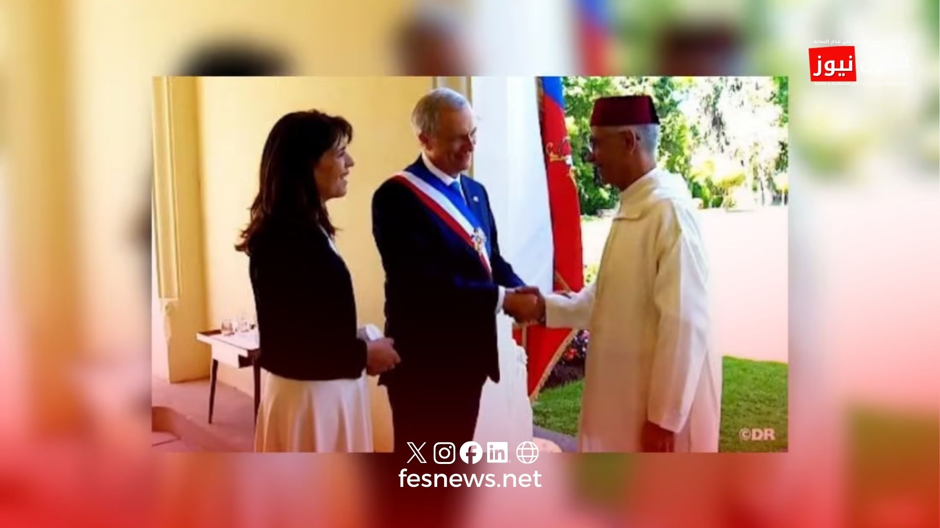 Rachid Talbi Alami represents King Mohammed VI at the inauguration ceremony of Chile’s new president